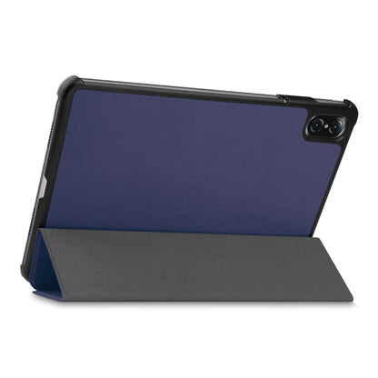 For Honor Pad V8 Tri-fold Stand Tablet Case PU Leather Full Protective Cover with Auto Sleep / Wake