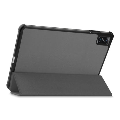 For Honor Pad V8 Tri-fold Stand Tablet Case PU Leather Full Protective Cover with Auto Sleep / Wake