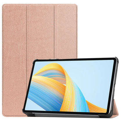 For Honor Pad V8 Tri-fold Stand Tablet Case PU Leather Full Protective Cover with Auto Sleep / Wake