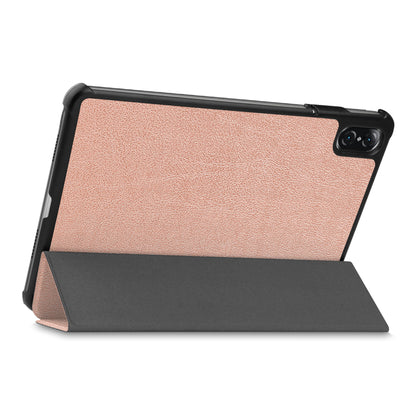 For Honor Pad V8 Tri-fold Stand Tablet Case PU Leather Full Protective Cover with Auto Sleep / Wake