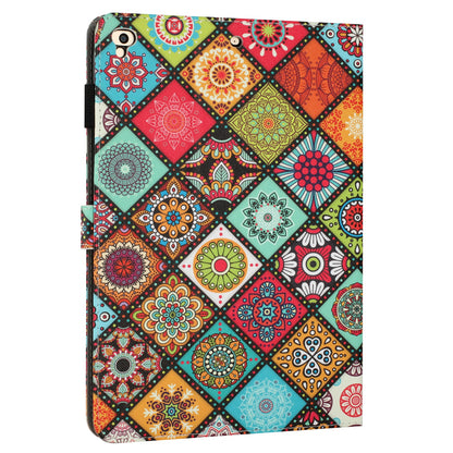 For iPad 9.7-inch (2017) / (2018) / iPad Air (2013) / Air 2 PU Leather Tablet Case Pattern Printing Shockproof Cover with Card Holder