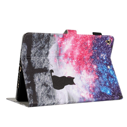 For iPad 9.7-inch (2017) / (2018) / iPad Air (2013) / Air 2 PU Leather Tablet Case Pattern Printing Shockproof Cover with Card Holder