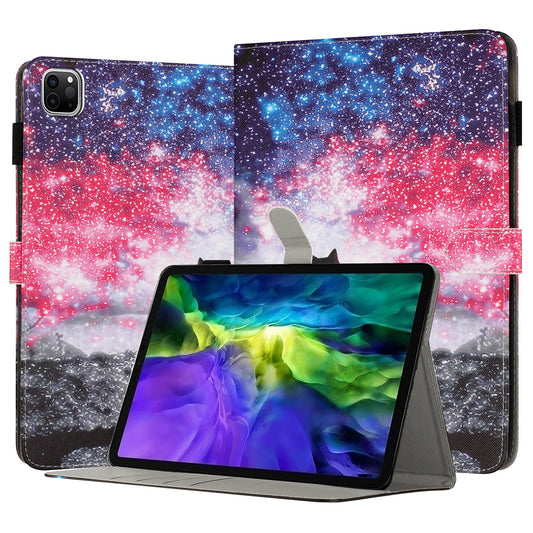 For iPad Pro 11-inch (2018) / (2020) / (2021) / (2022) Shockproof Tablet Case Pattern Printing PU Leather Flip Cover