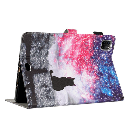 For iPad Pro 11-inch (2018) / (2020) / (2021) / (2022) Shockproof Tablet Case Pattern Printing PU Leather Flip Cover