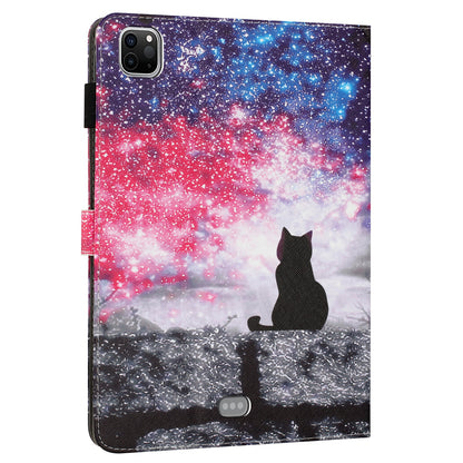 For iPad Pro 11-inch (2018) / (2020) / (2021) / (2022) Shockproof Tablet Case Pattern Printing PU Leather Flip Cover
