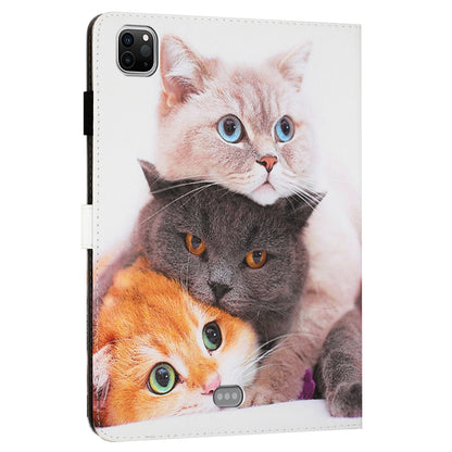 For iPad Pro 11-inch (2018) / (2020) / (2021) / (2022) Shockproof Tablet Case Pattern Printing PU Leather Flip Cover