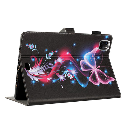 For iPad Pro 11-inch (2018) / (2020) / (2021) / (2022) Shockproof Tablet Case Pattern Printing PU Leather Flip Cover