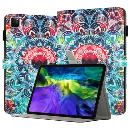 For iPad Pro 11-inch (2018) / (2020) / (2021) / (2022) Shockproof Tablet Case Pattern Printing PU Leather Flip Cover