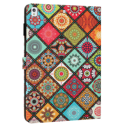 For iPad 10.2 (2021) / (2019) / (2020) PU Leather Flip Cover Pattern Printing Protective Tablet Wallet Case