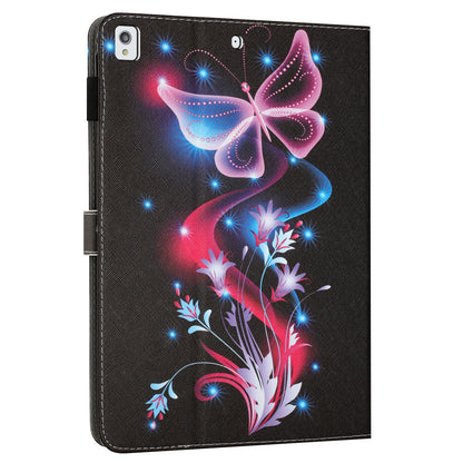 For iPad 10.2 (2021) / (2019) / (2020) PU Leather Flip Cover Pattern Printing Protective Tablet Wallet Case