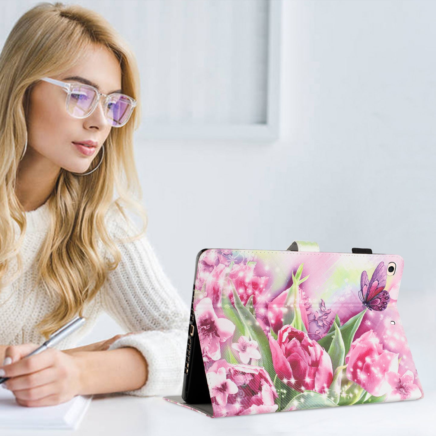 For iPad Mini / Mini 2 / mini 3 / mini 4 / mini (2019) 7.9 inch Pattern Printing Tablet Case Anti-Drop PU Leather Flip Cover