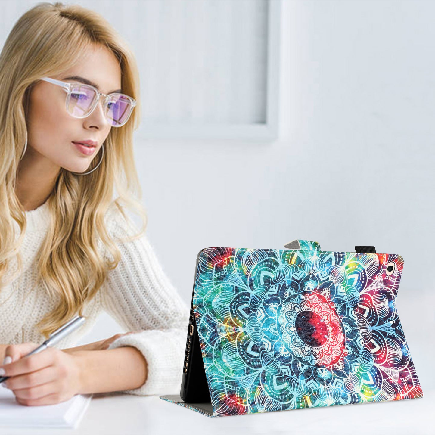 For iPad Mini / Mini 2 / mini 3 / mini 4 / mini (2019) 7.9 inch Pattern Printing Tablet Case Anti-Drop PU Leather Flip Cover