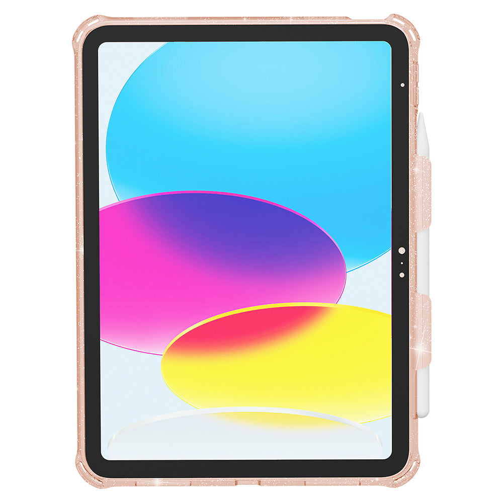 For iPad Pro 11 (2018) / (2020) / (2021) / (2022) TPU+PC Tablet Case Rotary Hand Strap Kickstand Tablet Cover