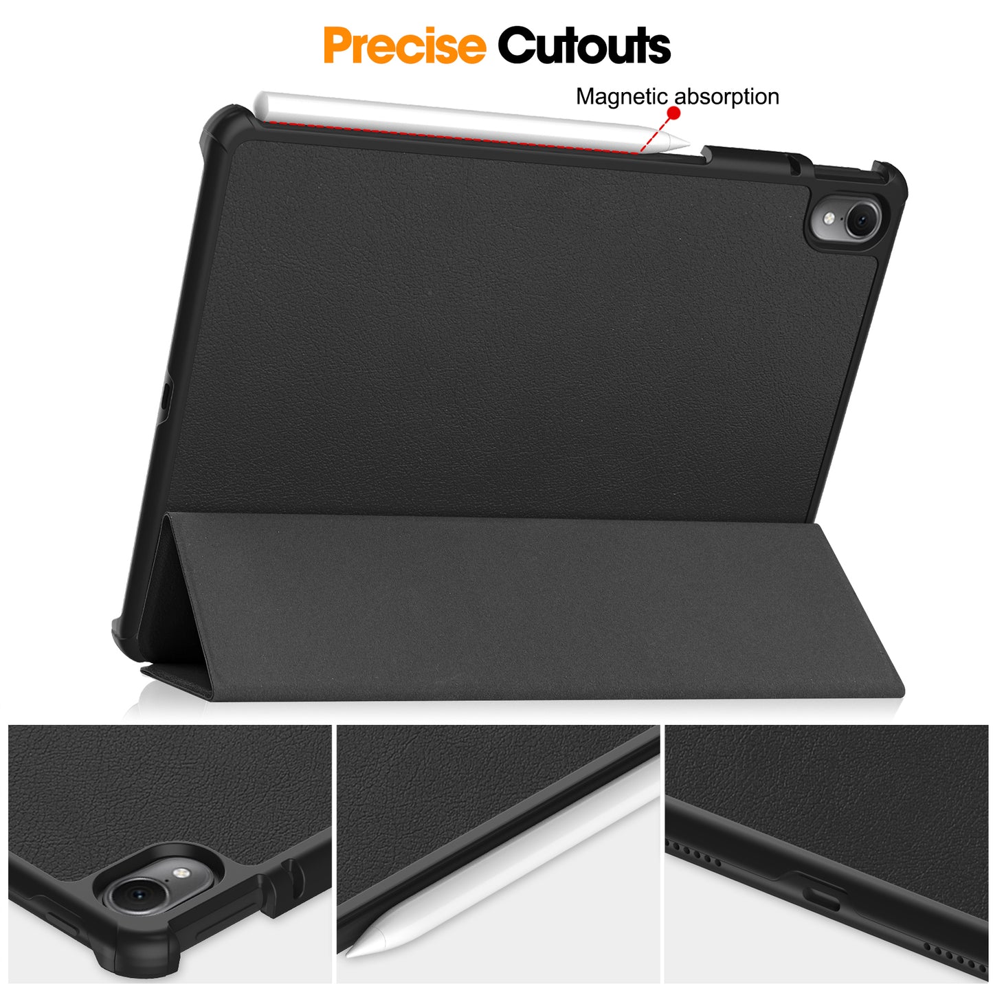 Tablet Case for Huawei MatePad Air 11.5 inch (2023) Tri-fold Stand Auto Sleep  /  Wake PU Leather Full Protective Cover