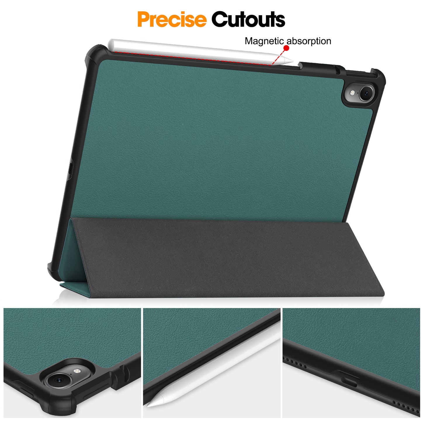 Tablet Case for Huawei MatePad Air 11.5 inch (2023) Tri-fold Stand Auto Sleep  /  Wake PU Leather Full Protective Cover