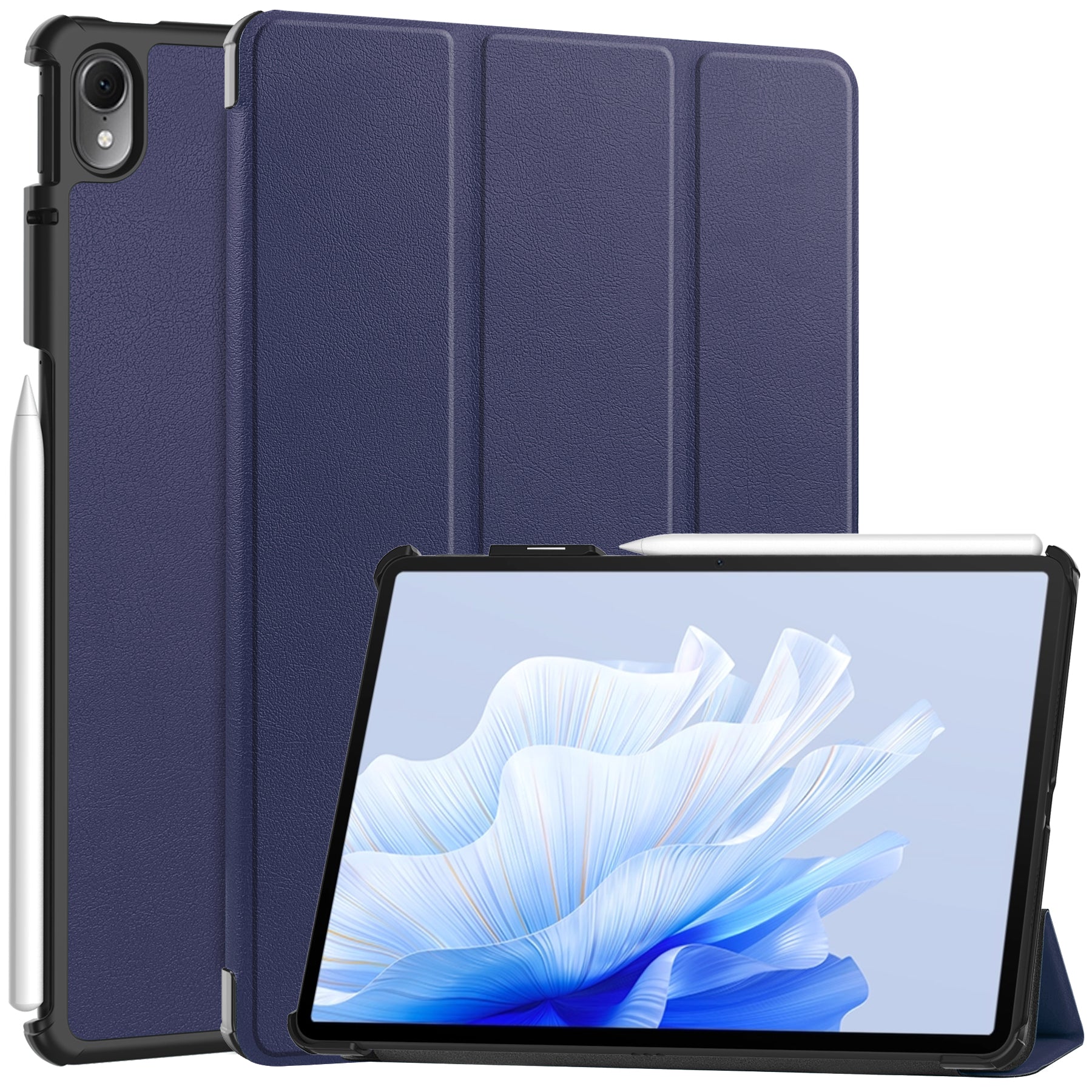 Tablet Case for Huawei MatePad Air 11.5 inch (2023) Tri-fold Stand Auto Sleep  /  Wake PU Leather Full Protective Cover