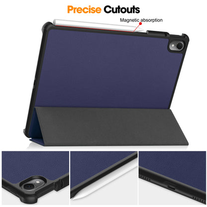 Tablet Case for Huawei MatePad Air 11.5 inch (2023) Tri-fold Stand Auto Sleep  /  Wake PU Leather Full Protective Cover