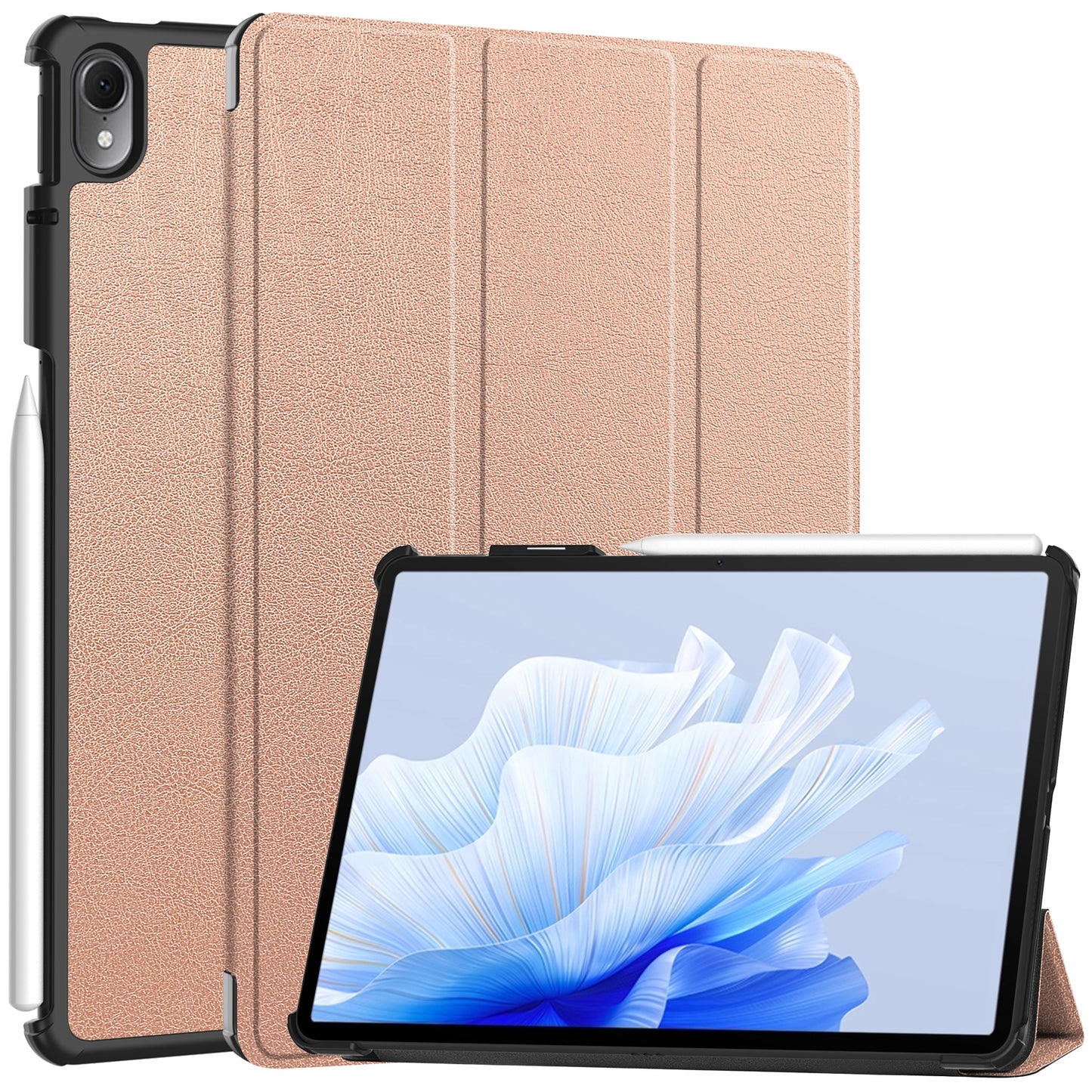 Tablet Case for Huawei MatePad Air 11.5 inch (2023) Tri-fold Stand Auto Sleep  /  Wake PU Leather Full Protective Cover