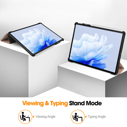 Tablet Case for Huawei MatePad Air 11.5 inch (2023) Tri-fold Stand Auto Sleep  /  Wake PU Leather Full Protective Cover
