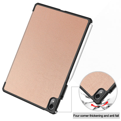 Tablet Case for Huawei MatePad Air 11.5 inch (2023) Tri-fold Stand Auto Sleep  /  Wake PU Leather Full Protective Cover
