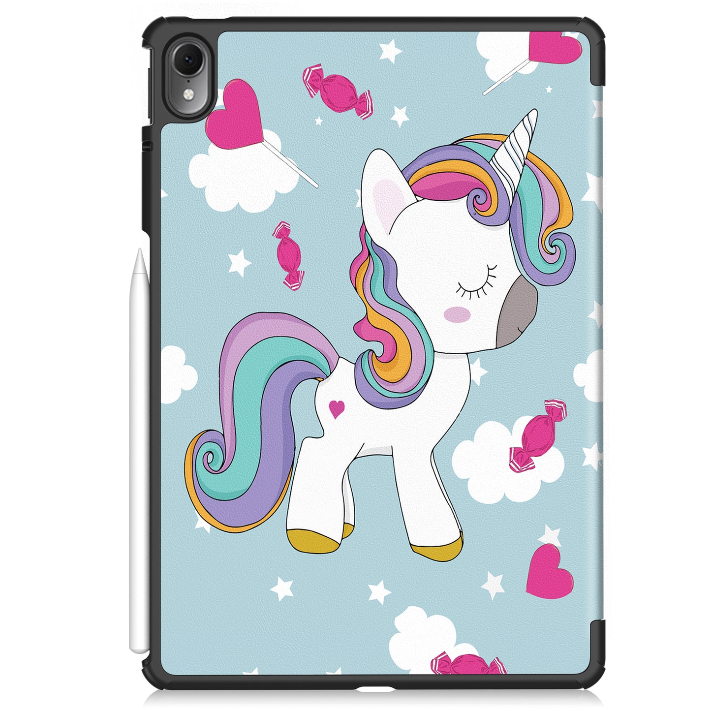For Huawei MatePad Air 11.5 inch (2023) Auto Wake / Sleep Trifold Stand Tablet Case PU Leather Pattern Printed Cover
