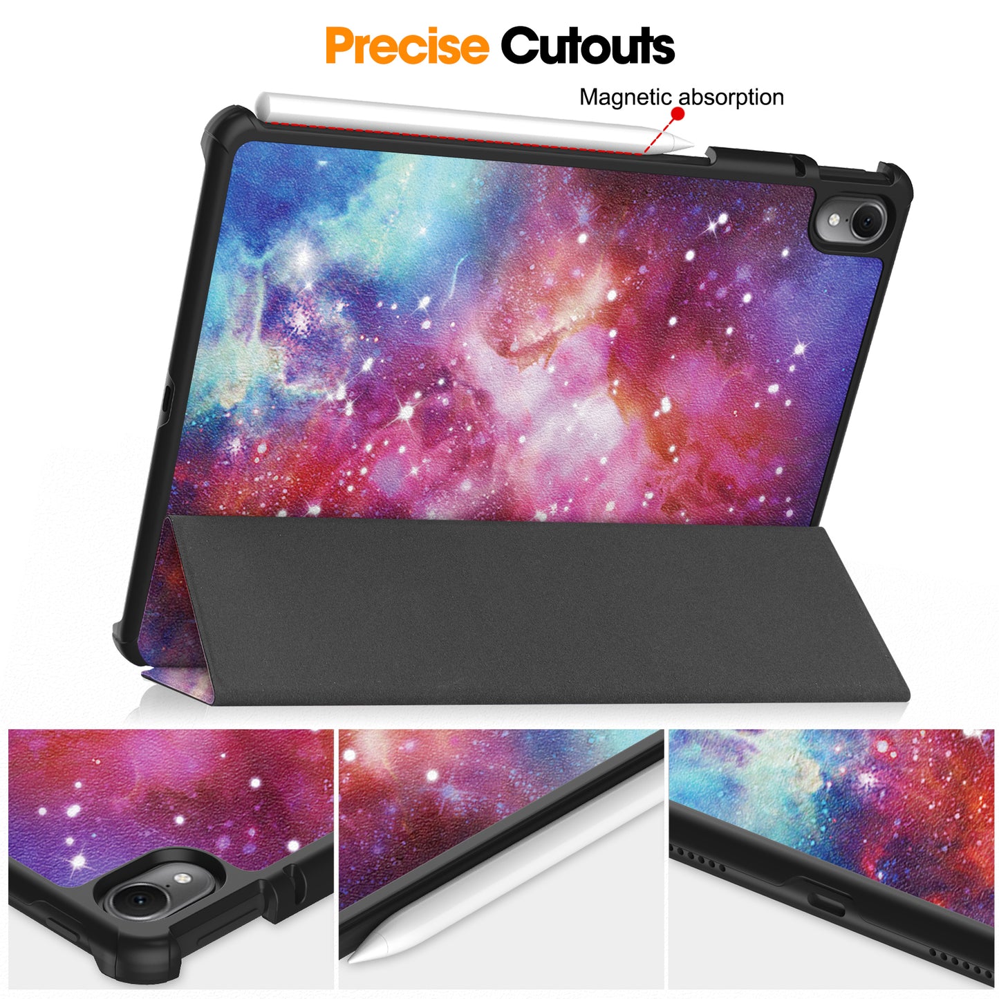 For Huawei MatePad Air 11.5 inch (2023) Auto Wake / Sleep Trifold Stand Tablet Case PU Leather Pattern Printed Cover