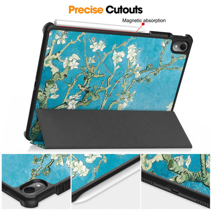 For Huawei MatePad Air 11.5 inch (2023) Auto Wake / Sleep Trifold Stand Tablet Case PU Leather Pattern Printed Cover