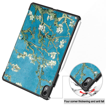 For Huawei MatePad Air 11.5 inch (2023) Auto Wake / Sleep Trifold Stand Tablet Case PU Leather Pattern Printed Cover