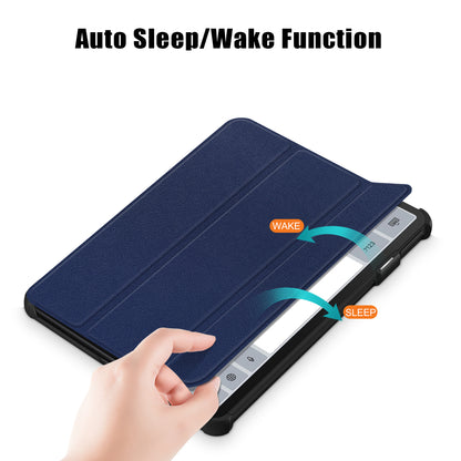 For Huawei MatePad 11 (2023) Tri-fold Stand Tablet Case PU Leather Tablet Cover with Auto Wake / Sleep