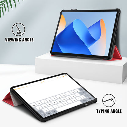 For Huawei MatePad 11 (2023) Tri-fold Stand Tablet Case PU Leather Tablet Cover with Auto Wake / Sleep