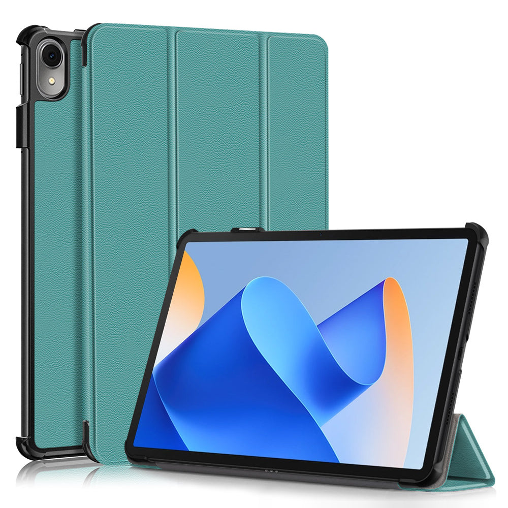 For Huawei MatePad 11 (2023) Tri-fold Stand Tablet Case PU Leather Tablet Cover with Auto Wake / Sleep