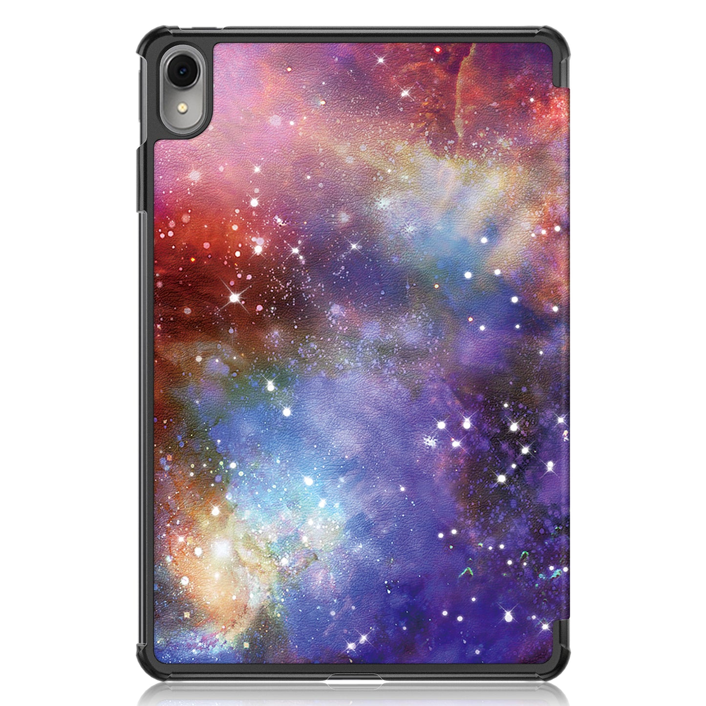 For Huawei MatePad 11 (2023) Tri-fold Stand Tablet Case Pattern Printing PU Leather Cover with Auto Wake / Sleep