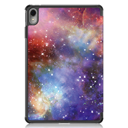 For Huawei MatePad 11 (2023) Tri-fold Stand Tablet Case Pattern Printing PU Leather Cover with Auto Wake / Sleep