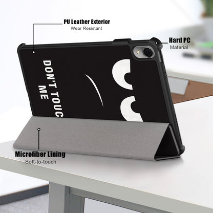 For Huawei MatePad 11 (2023) Tri-fold Stand Tablet Case Pattern Printing PU Leather Cover with Auto Wake / Sleep