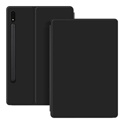For Samsung Galaxy Tab S7 PU Leather Magnetic Tablet Case Stand Auto Sleep / Wake Cover