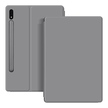 For Samsung Galaxy Tab S7 PU Leather Magnetic Tablet Case Stand Auto Sleep / Wake Cover