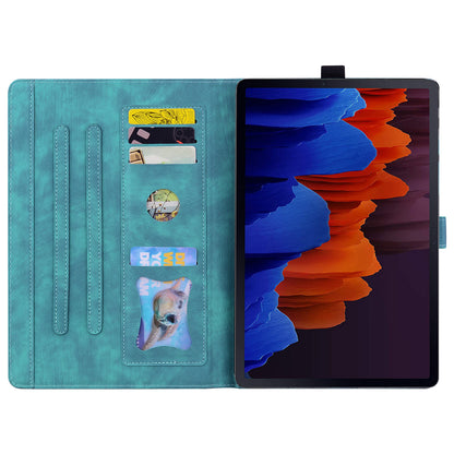 Tablet Case for Samsung Galaxy Tab S8 / S7 SM-T870 SM-T875 SM-T876B (LTE / 5G) Card Holder Stand PU Leather Cover