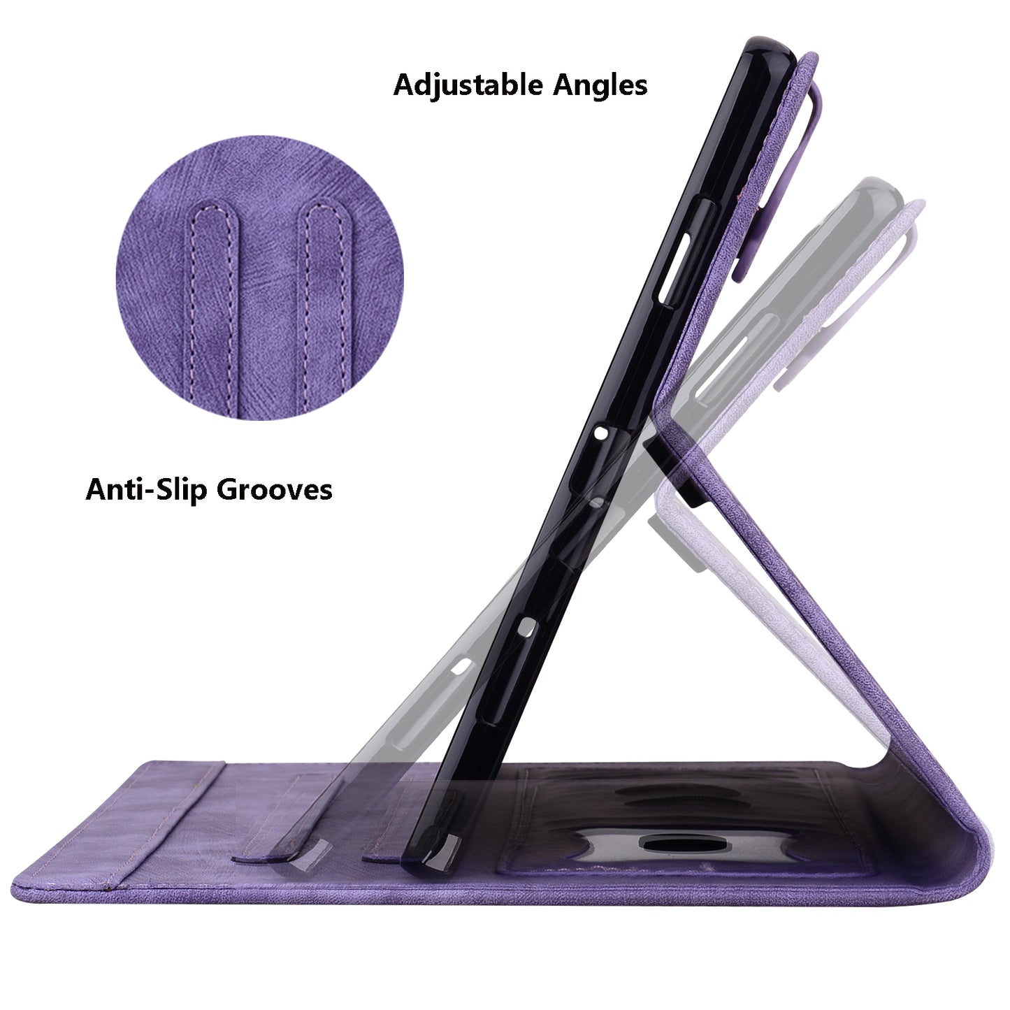 Tablet Case for Samsung Galaxy Tab S8 / S7 SM-T870 SM-T875 SM-T876B (LTE / 5G) Card Holder Stand PU Leather Cover