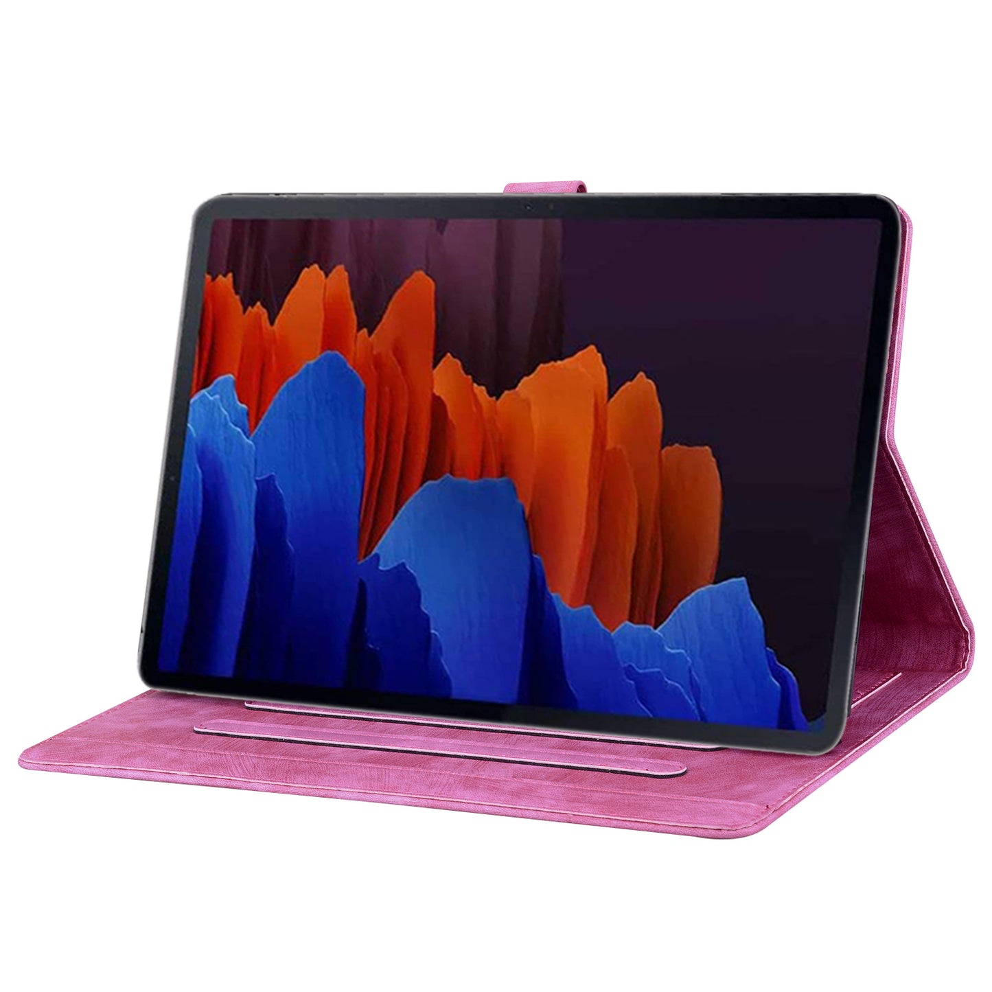 Tablet Case for Samsung Galaxy Tab S8 / S7 SM-T870 SM-T875 SM-T876B (LTE / 5G) Card Holder Stand PU Leather Cover