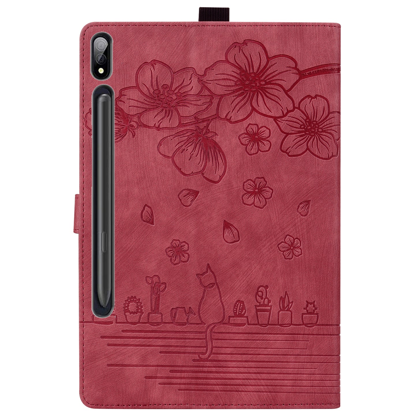 Tablet Case for Samsung Galaxy Tab S8 / S7 SM-T870 SM-T875 SM-T876B (LTE / 5G) Card Holder Stand PU Leather Cover