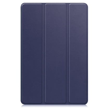 For Amazon Fire Max 11 PU Leather Tablet Case Tr-fold Stand Cover with Auto Sleep / Wake