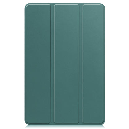 For Amazon Fire Max 11 PU Leather Tablet Case Tr-fold Stand Cover with Auto Sleep / Wake