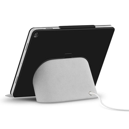For Google Pixel Tablet Tri-fold Stand Cover PU Leather Magnetic Attachment Tablet Case