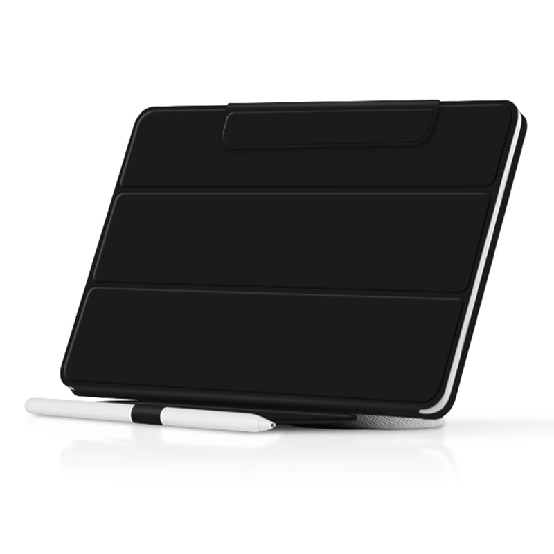 For Google Pixel Tablet Tri-fold Stand Cover PU Leather Magnetic Attachment Tablet Case