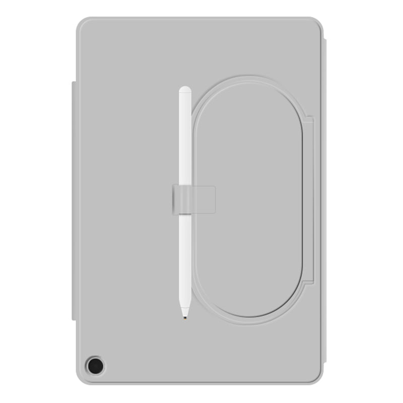For Google Pixel Tablet Tri-fold Stand Cover PU Leather Magnetic Attachment Tablet Case