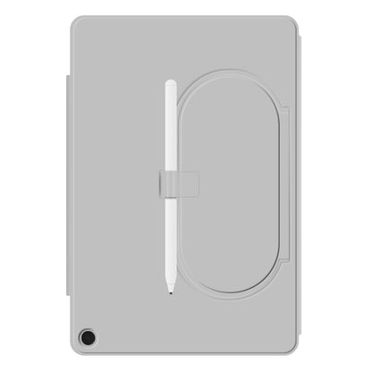 For Google Pixel Tablet Tri-fold Stand Cover PU Leather Magnetic Attachment Tablet Case