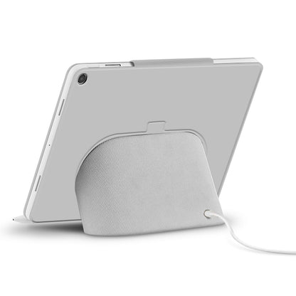 For Google Pixel Tablet Tri-fold Stand Cover PU Leather Magnetic Attachment Tablet Case