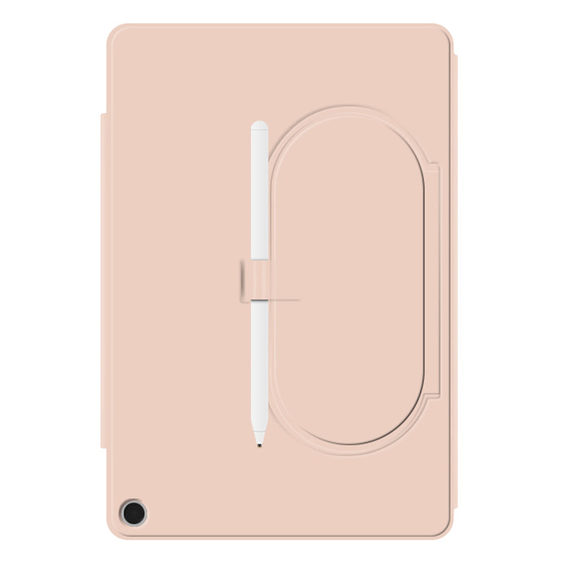 For Google Pixel Tablet Tri-fold Stand Cover PU Leather Magnetic Attachment Tablet Case