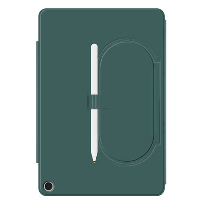 For Google Pixel Tablet Tri-fold Stand Cover PU Leather Magnetic Attachment Tablet Case