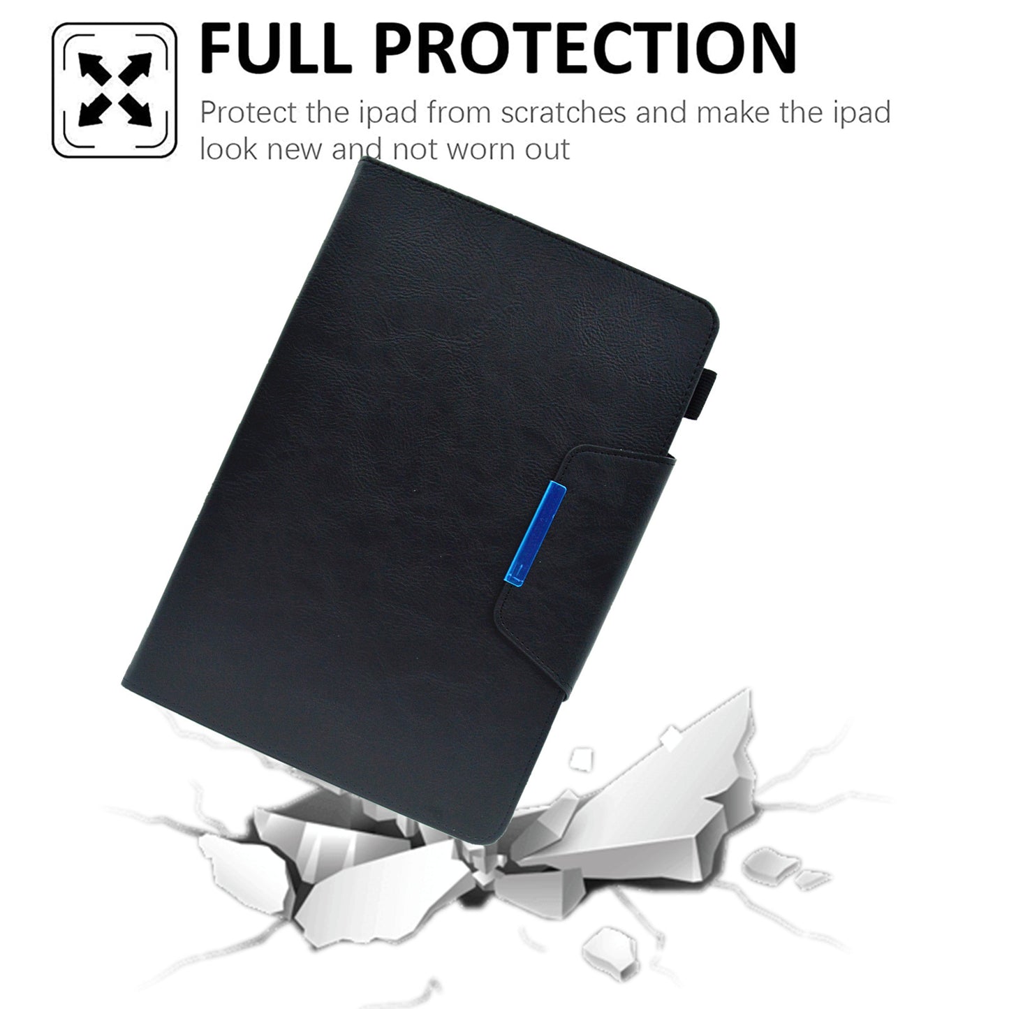 Tablet Case for Amazon Fire Max 11 , Card Holder Cowhide Texture PU Leather Stand Cover